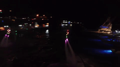 LED Suits Flyboard Show